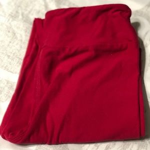 Reddish/magenta Tween leggings